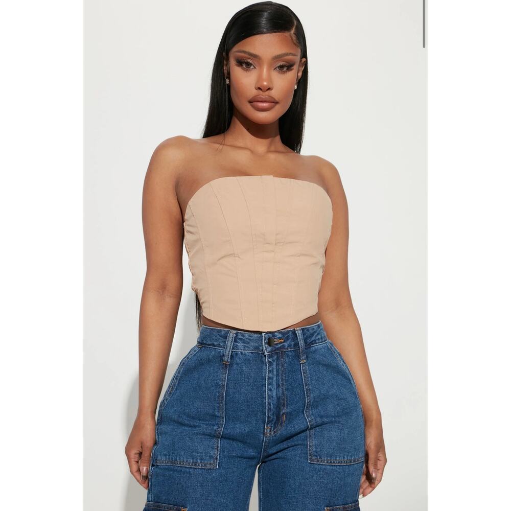 NWT Fashion Nova Front Hook Corset Top